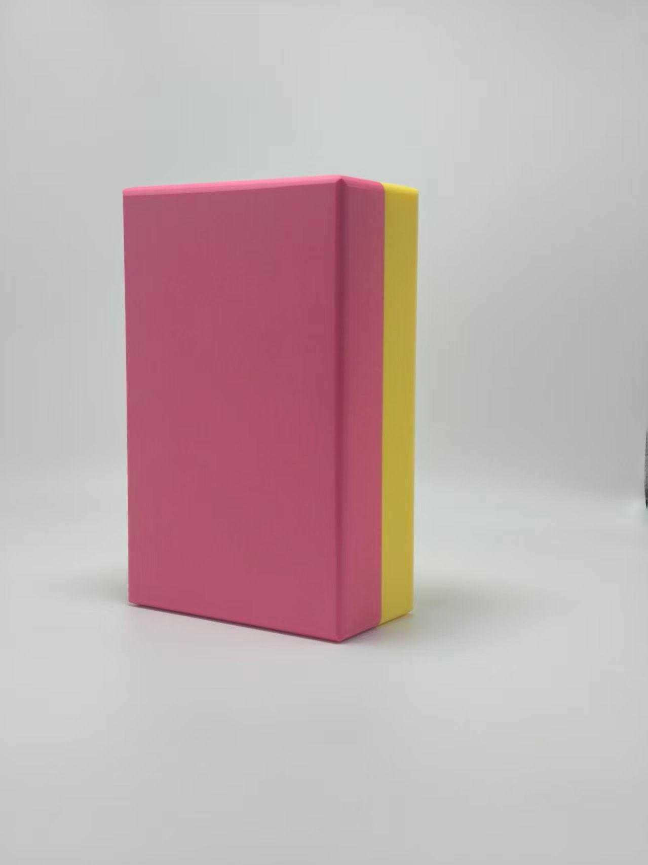 two-tone color with none printed yoga block