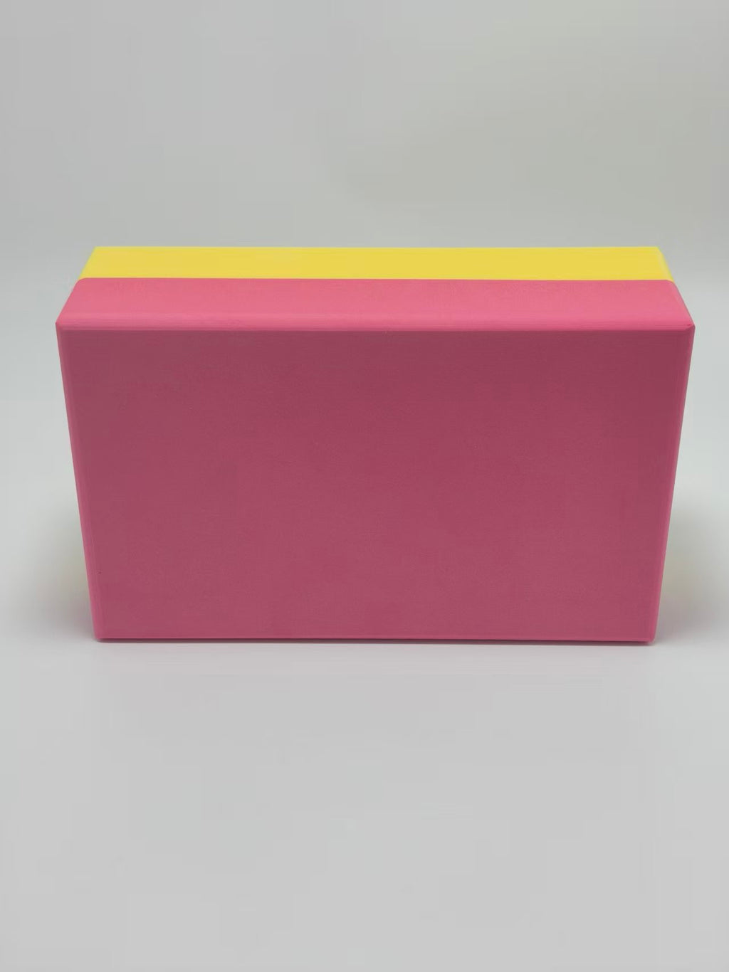 two-tone color with none printed yoga block