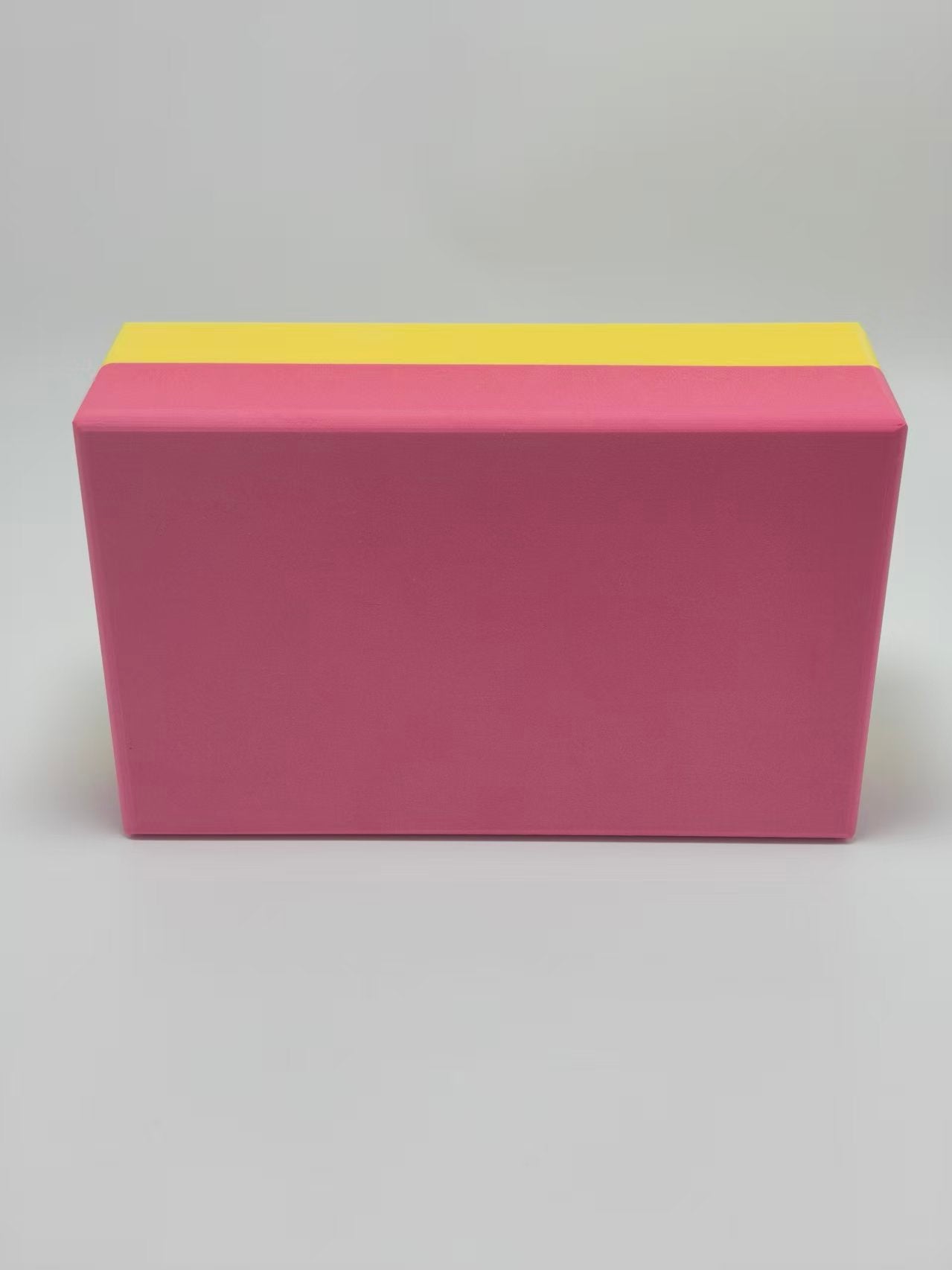 two-tone color with none printed yoga block