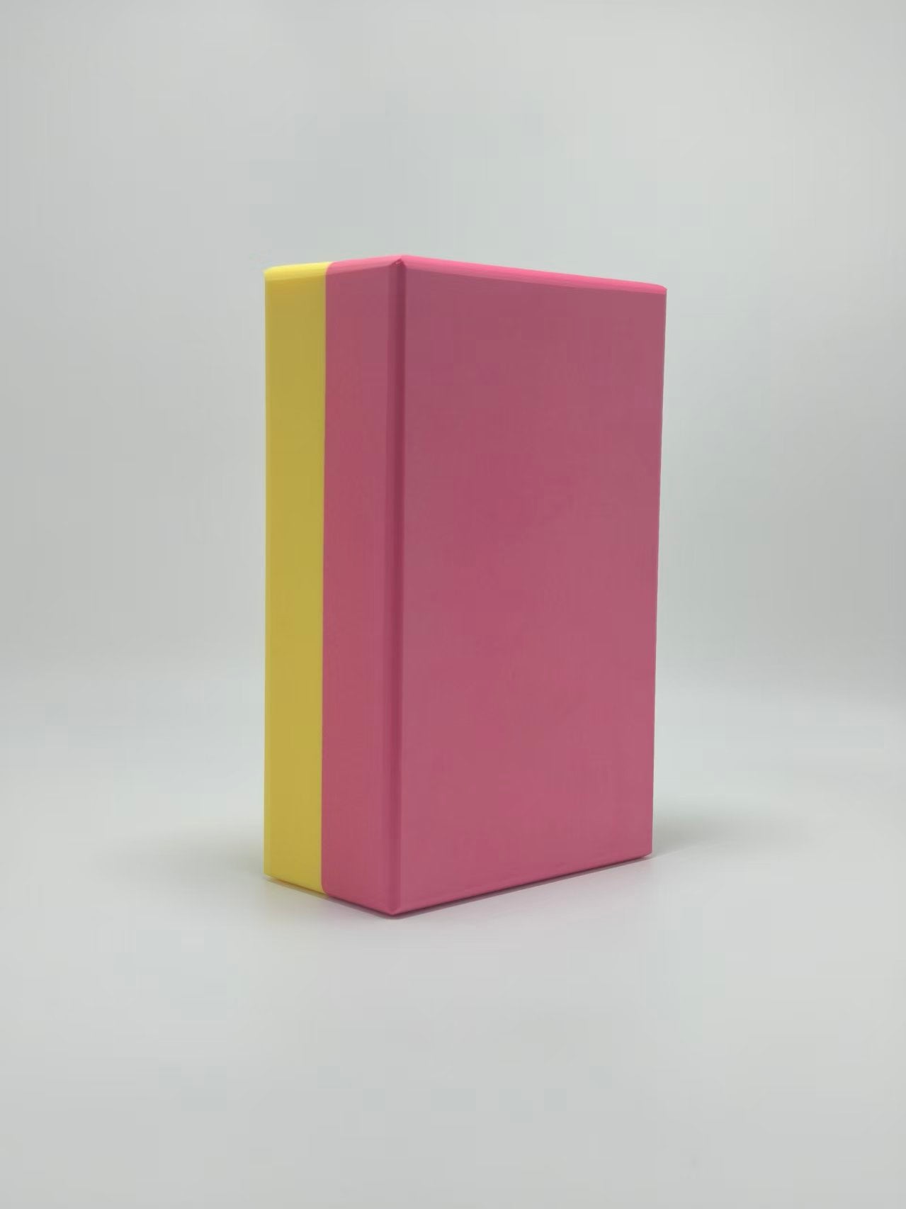 two-tone color with none printed yoga block