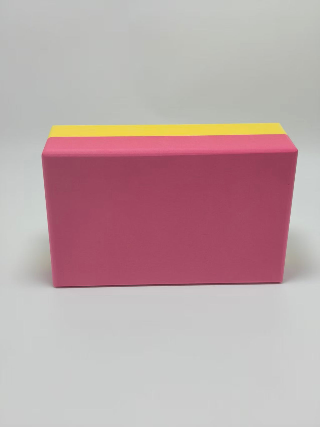 two-tone color with none printed yoga block
