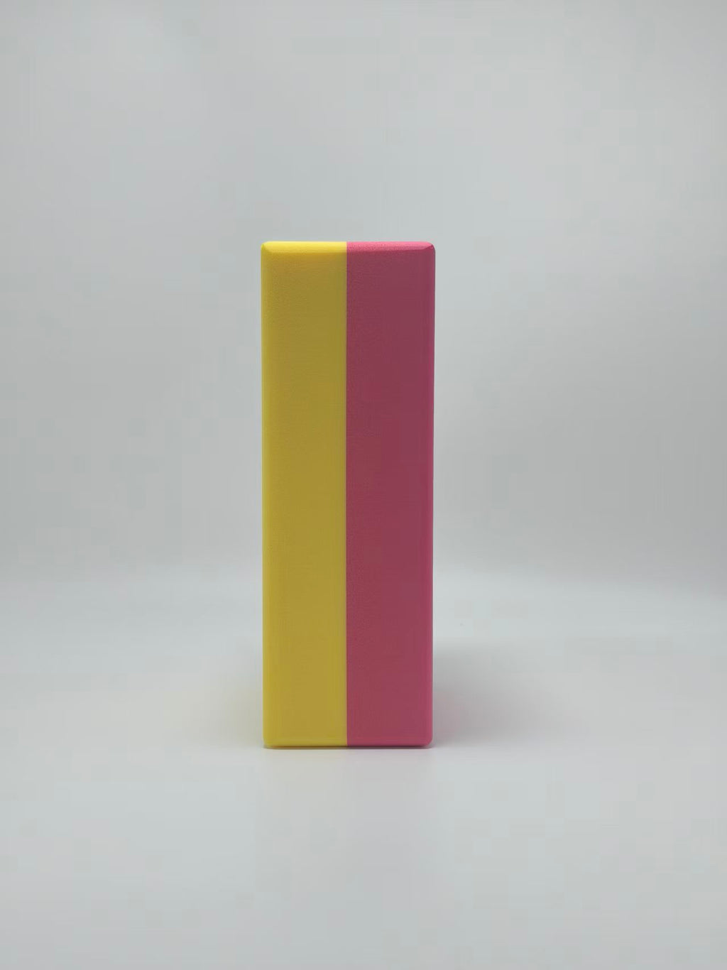 two-tone color with none printed yoga block