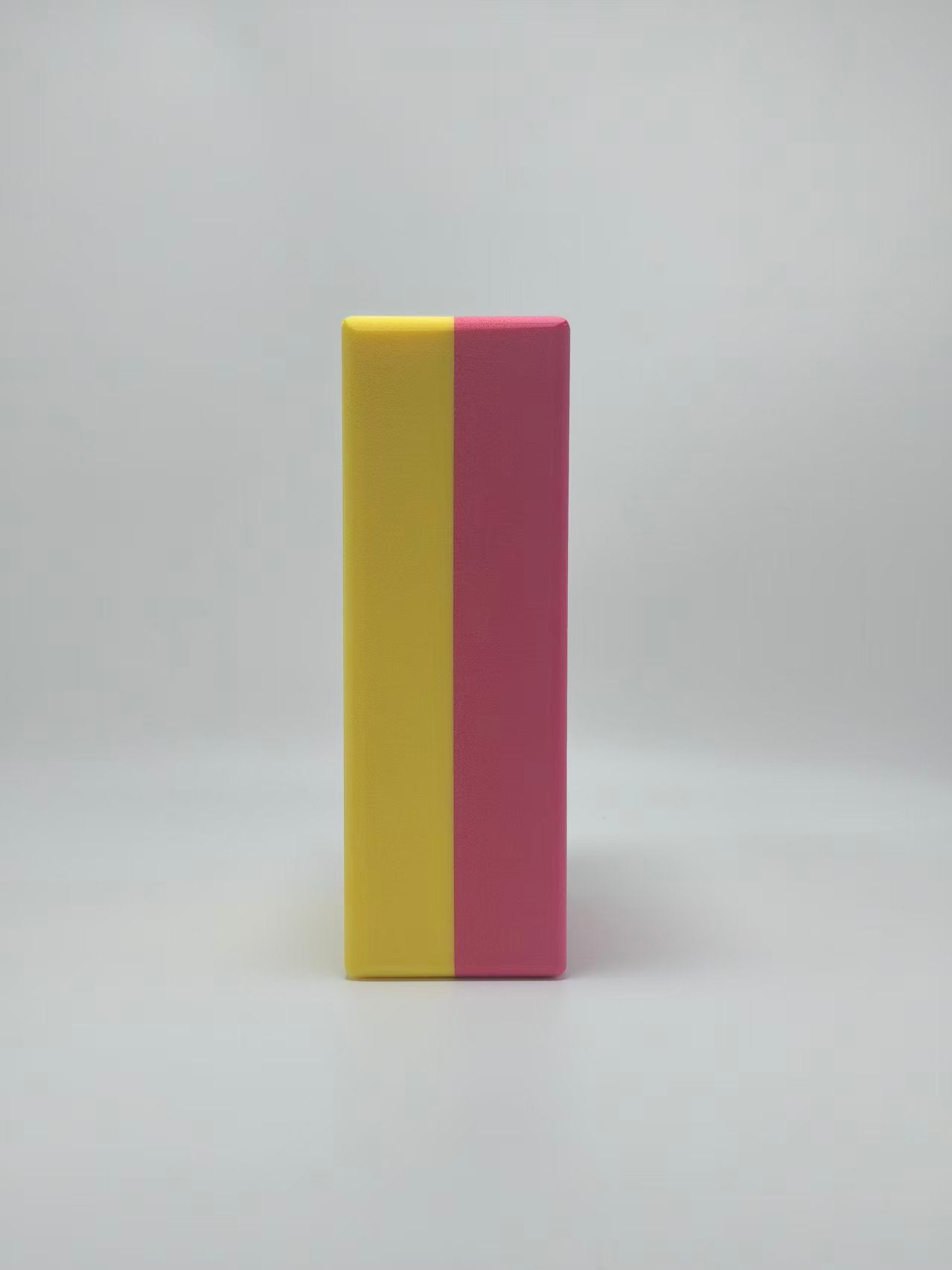 two-tone color with none printed yoga block