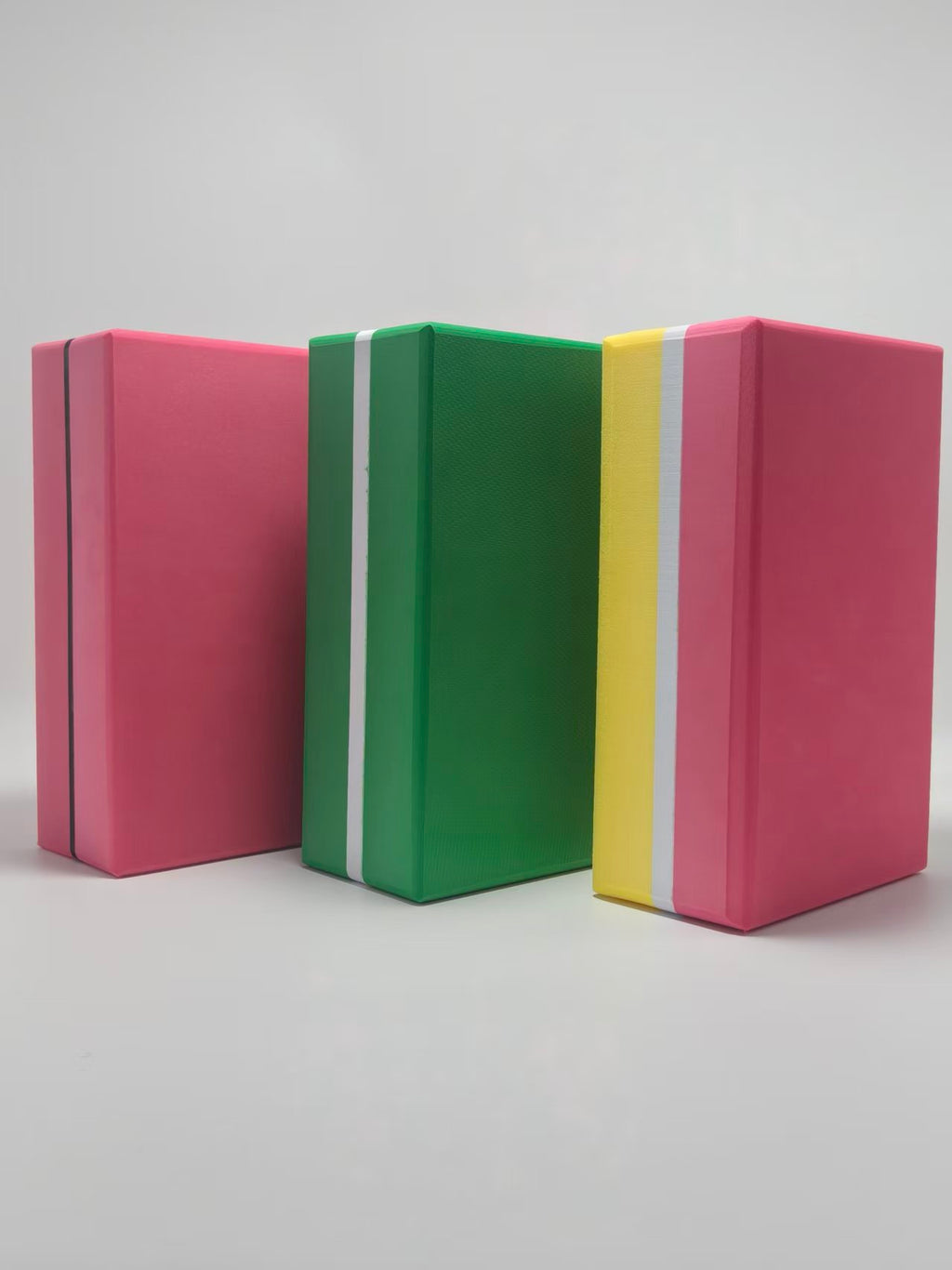 Sandwich cookies with none printed yoga block