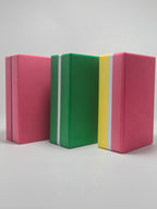 Sandwich cookies with none printed yoga block