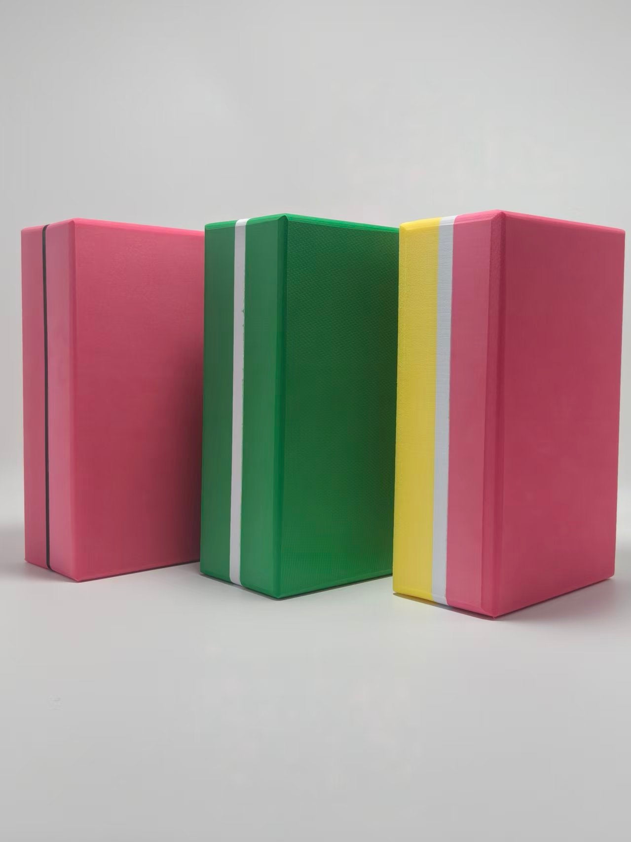 Sandwich cookies with none printed yoga block