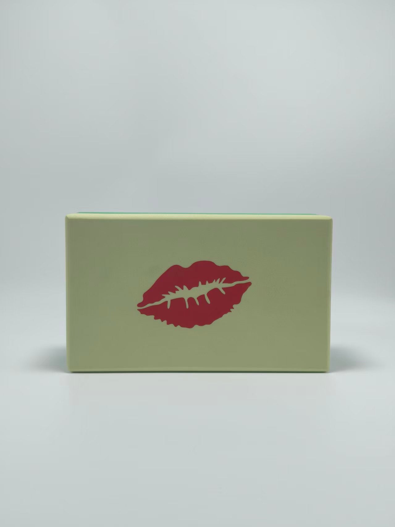 two-tone color with double-sided printed yoga block