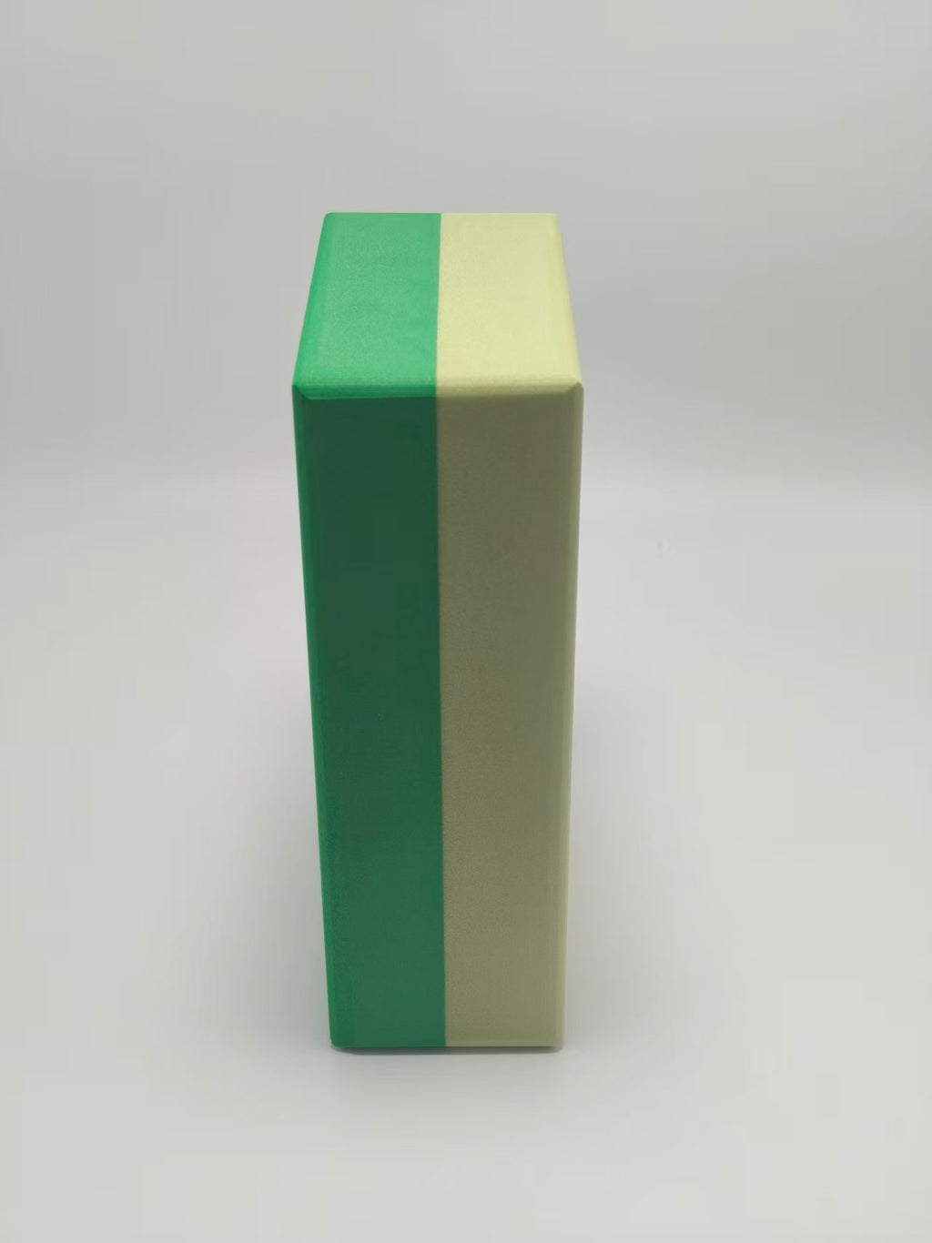 two-tone color with double-sided printed yoga block