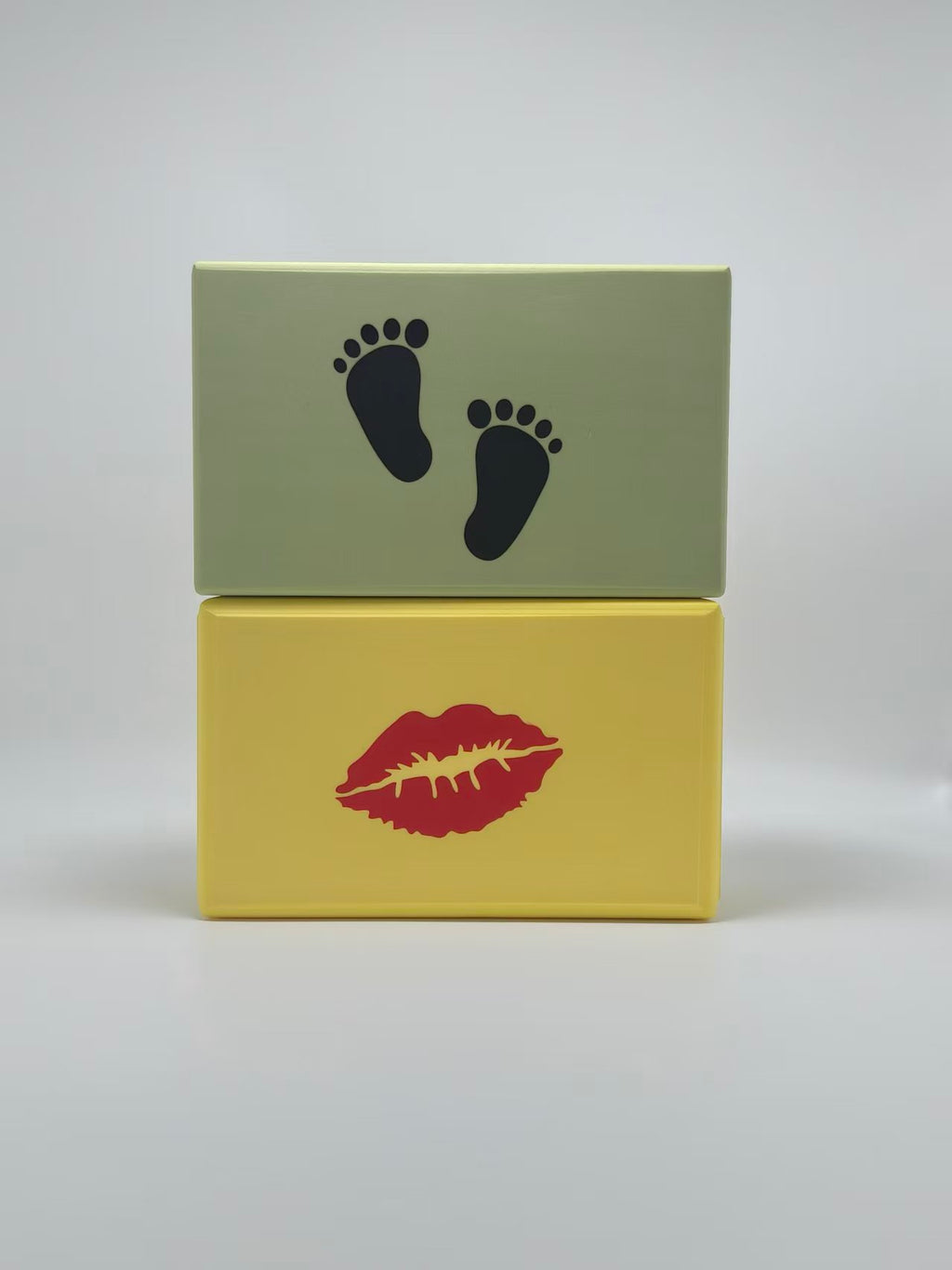 Classic Single color with double-sided printed yoga block