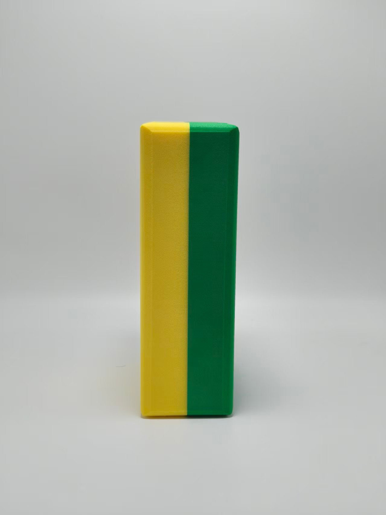 two-tone color with none printed yoga block